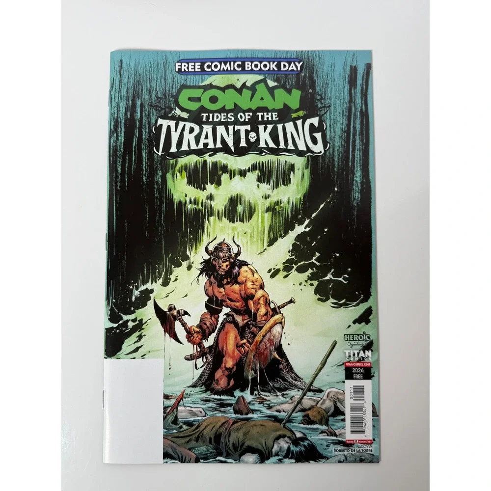 Conan Tides of the Tyrant King FCBD 2024 Titan Comics Roberto De La Torre